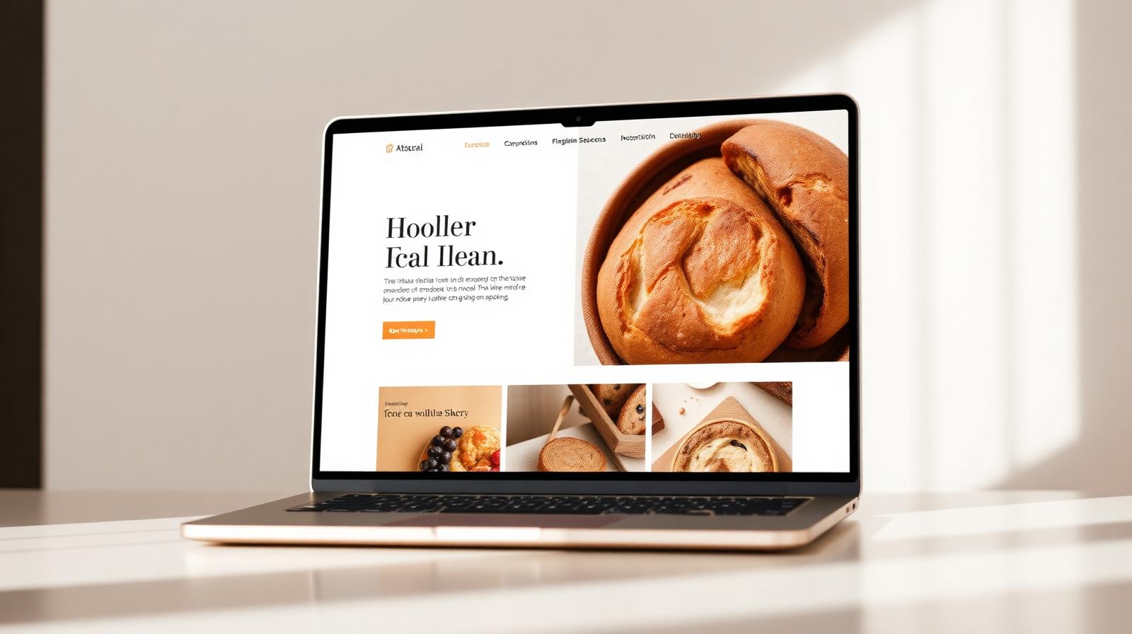 Featured website work for Rossi & Sons Bakery